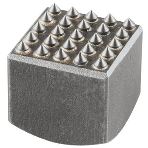Bosch hs1969 2 in. x 2 en. Plaza 25 Diente Jefe de carburo herramienta Ronda Hex/Spline martillo acero