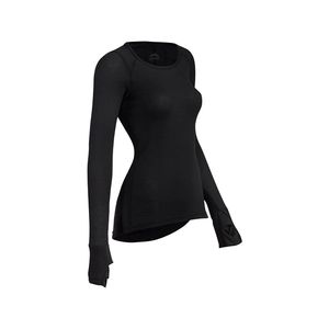 Coldpruf Zephyr - Camiseta de manga larga con cuello redondo para mujer