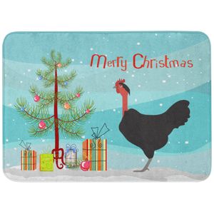 Caroline 's Treasures Naked cuello pollo Navidad alfombrilla de piso, 19" x 27", multicolor