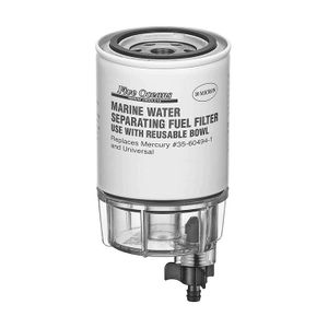 Five Oceans Fuel Water Separator Filter w/See-Thru Bowl, Universal, Mercury, Yamaha