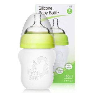 puttiatti de silicona Baby Bottle, Verde, 5 oz