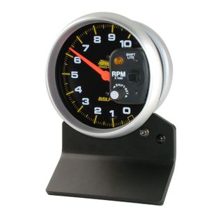 Autometer 19208 pro-cycle tacómetro 5 in. Dial negro Face iluminación fluorescente rojo puntero blanco incandescente Air Core 0 – 10000 RPM pro-cycle