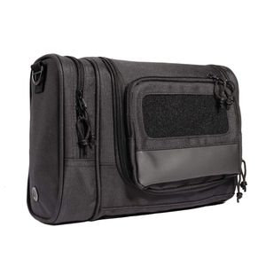 Ultrafun Bolsa de viaje para tolietry táctica Molle compacta para baño, ducha, champú, organizador de afeitado, bolsa de tolietry para viajes, senderi