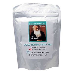 Künzle Swiss Herbal Detox Tea Fabricado en Suiza a partir de la formulación original del té de limpieza corporal del Padre Herbalist Künzle