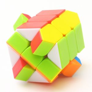 cuberspeed Fisher cubeta Stickerless brillante cubeta mágico color Fisher V2 Yileng 3 x 3 x 3 velocidad rompecabezas de cubeta