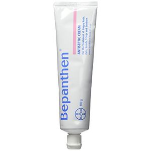 Bayer bepanthen crema antiséptica 100g para el tratamiento de los cortes de pañal corta escaldaduras picaduras y quemaduras de sol nueva formulación n