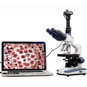 Amscope T120b-5m Digital Profesional Microscopio Compuest...