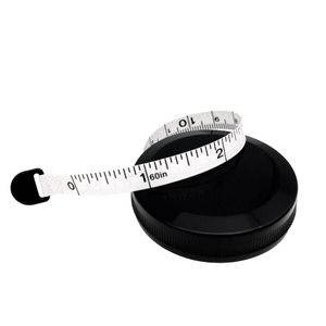 Retráctil de cinta de medición para el cuerpo de tela cinta métrica, cinta métrica y la doble cara cinta métrica de costura Sastre a tela cinta (blanc