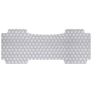 IntroTech MB203RTC Hexomat Second Row 1 pc Alfombra de piso auto adaptable para ciertos modelos Mercedes W211 EClass Rubberlike Compound Clear