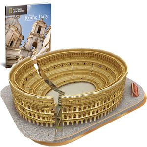 Cubicfun ds0976h National Geographic el Coliseo Romano 3d Puzzle, 131 piezas