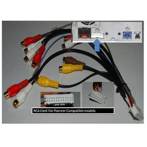 Arnés Xtenzi RCA Cord para Pioneer CDP1064 RCA CORD ASSEMBLY Para AVIC D3