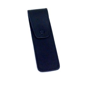 Funda de afeitar recta - Cuero negro