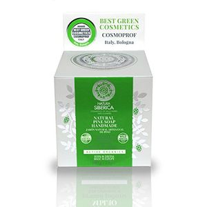 ACTIVE ORGANICS Jabón de cedro 100% natural - Hecho a mano "Protección - Nutritiva" con aceite de cedro orgánico, cera de abejas, Pinus Dauricus 12 ac