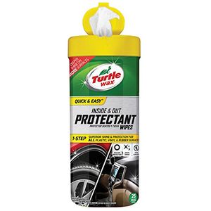 Turtle Wax 50651 Toallitas protectoras para interiores y exteriores Quick and Easy