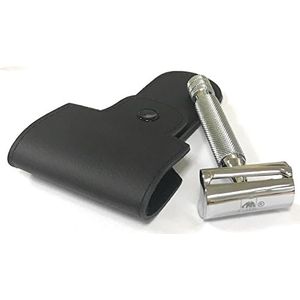 Heavy duty de slant barra seguridad maquinilla de afeitar con funda protectora  ideal para piel sensible y quitar barba