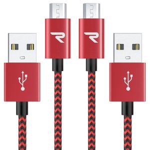 Cables Usb [2-pack 3.3ft] Rampow Cables Usb Micro Trenzad...