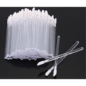 Maquinilla de afeitar desechable Shintop Lip Lip Lipstick Wands Aplicador Perfect Make Up Tool (100pcs claro)