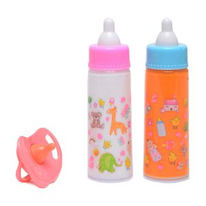 My Sweet Baby Disappearing Magic Botellas – Incluye 1 leche, 1 botella de zumo con chupete para bebé muñeca