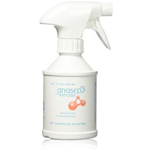 Anacapa tecnologías anasept piel y herida antiséptico  8 oz spray botella  mata a super bugs