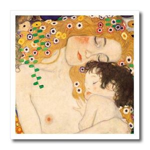 3drose ht_157653_3 mother y child por gustav klimt 1905 detalle de las tres edades de la mujer mom y baby love iron on heat transfer 10 por 10 para ma
