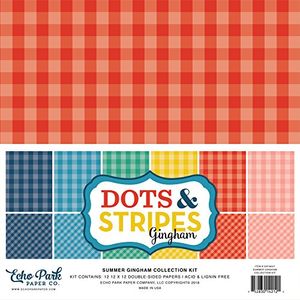 Eco park paper company verano gingham colección kit