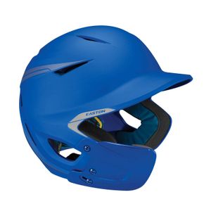 Casco de béisbol con mandíbula madera, color azul