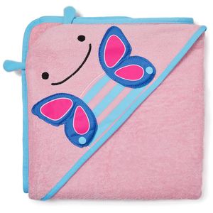 Skip Hop Zoo Toalla Con Capucha, Flor Mariposa, Multi