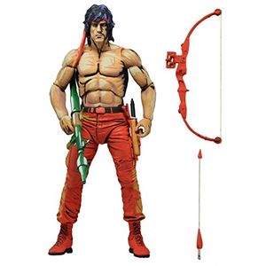Figura de acción NACE Rambo 7 First Blood Part II (Apariencia clásica de videojuego)