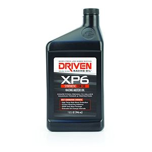 DRIVEN Joe Gibbs Racing Oil 01006 XP6 15W50 Synthetic Racing Motor Oil Botella de 1 cuarto de galón