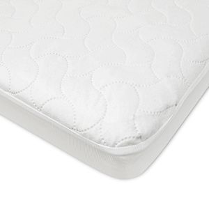 Empresa de bebés americanos impermeable en aliviar colcha blanco