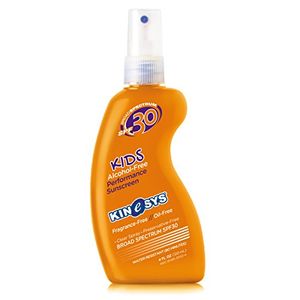 Kinesys spf 30 niños bloqueador solar spray alcohólico un solo color