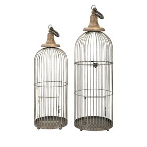 Imax 40516-2 Jaulas Para Pájaros Lenore - Juego De 2 Jaul...