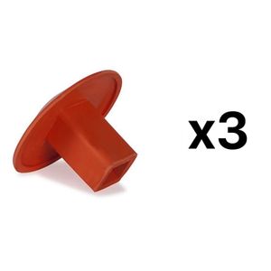 Base de goma enchufes para béisbol y softball Bases (3-Pack)