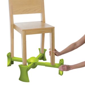 Asiento Elevador Kaboost Para Comedor, Verde - Va Debajo...
