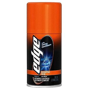 Borde gel de afeitado piel sensible con aloe 275 oz paquete de 3