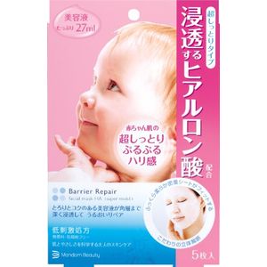 Mandom Barrier Repair Máscara facial Super Moist, 6 oz