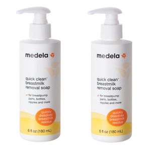 Medela Quick Clean La leche materna Jabón Removal, 2 – 6 onzas Botellas
