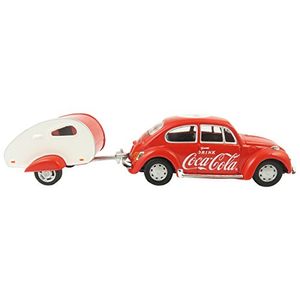 VW Beetle coche con remolque de lágrima