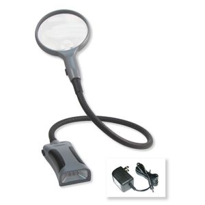 Carson Boamag 2.5x Led Lupa Y Linterna De Cuello Flexible...