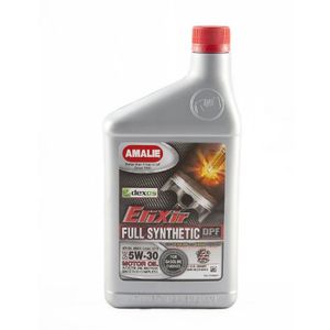 Amalie 160757665612PK Aceite de motor sintético completo Elixir 5W30 Dexos1 Estuche de 12 cuartos