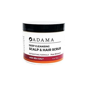 Exfoliante para el cabello de limpieza profunda Adama Minerals Peral en flor Zion Health 4 oz Scrub