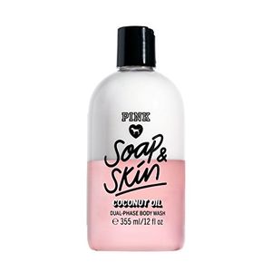 Victoria s secreto rosa jabón y piel aceite de coco fase lavado de cuerpo