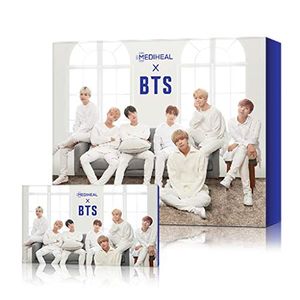 Mediheal mediheal x bts máscara facial con hoja de 10 e tarjeta fotográfica bts 14ea