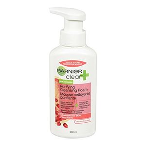 Limpiador de espuma purificante limpia Garnier para piel mixta, 6.8 onzas líquidas