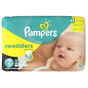 Pampers Swaddlers Pañales Desechables Tamaño 2 32 Count JUMBO