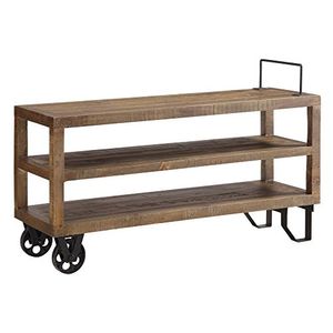 Modus 8qq526 coalburn madera recuperada consola de medios color café café
