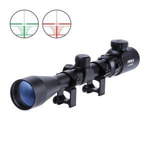 Telémetro pinty 3 – 9 x 40 rojo verde iluminado óptico Rifle de francotirador alcance telescópico