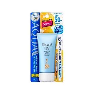 Kao biorre japón aqua rica esencia esencia bloqueador protector solar solar azul spf50 pa