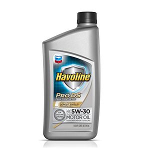 Havoline 2237224826PK 5W30 Synthetic Motor Oil 1 qt Paquete de 6