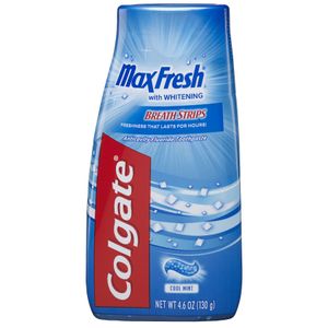 Colgate Max Fresh líquido Gel 2 en 1 pasta de dientes y enjuague bucal - 4,6 onzas (pack 12)